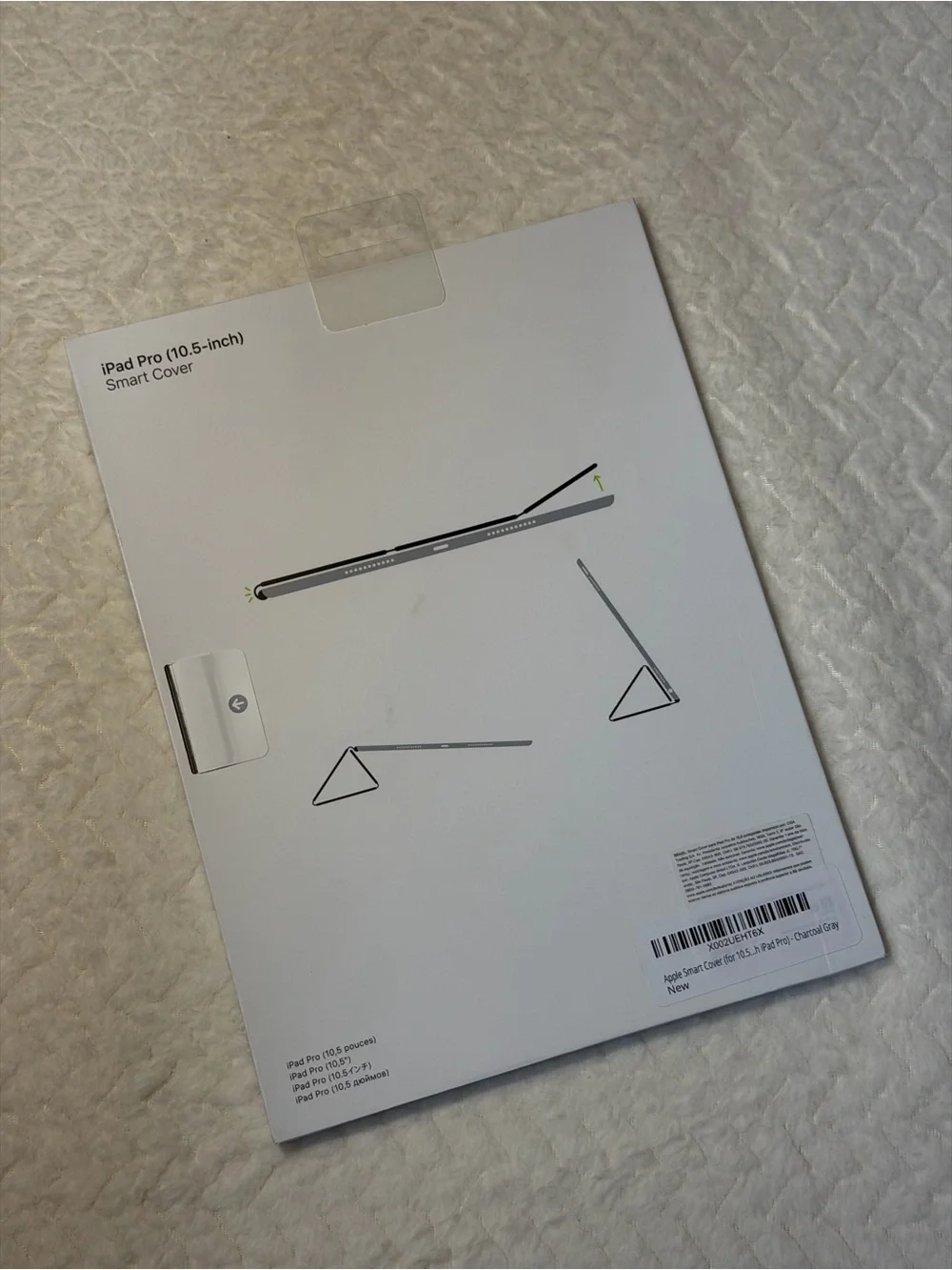 Apple Smart Cover for iPad - Charcoal Gray - New - Never Used - Sealed